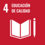 Icono ODS 4 Educación de calidad