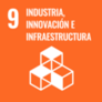 Icono ODS 9 Industria, innovación e infraestructura