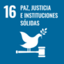 Icono ODS 16 Paz, justicia e instituciones sólidas